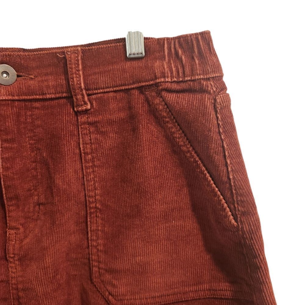 No Boundaries Large Corduroy Skirt High Rise Orange Junior's - Picture 4 of 6